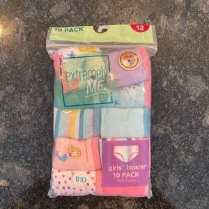 Extremely Me 10 Pack Hipster Panties  Girls Size 12 NEW